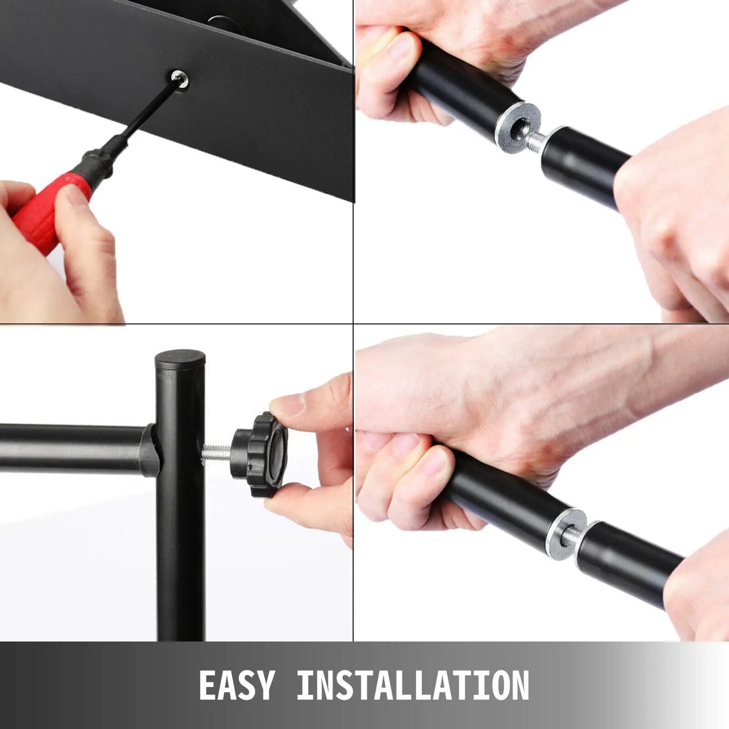 VEVOR 3x2.4M Backdrop Background Stand Adjustable Telescopic Backdrop Banner St image 5