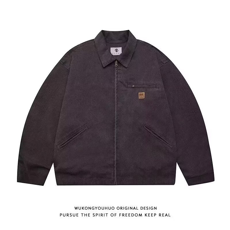 Loose Spring Jackets Men Women College Casual Fashion Varsity Outwear Women Vin