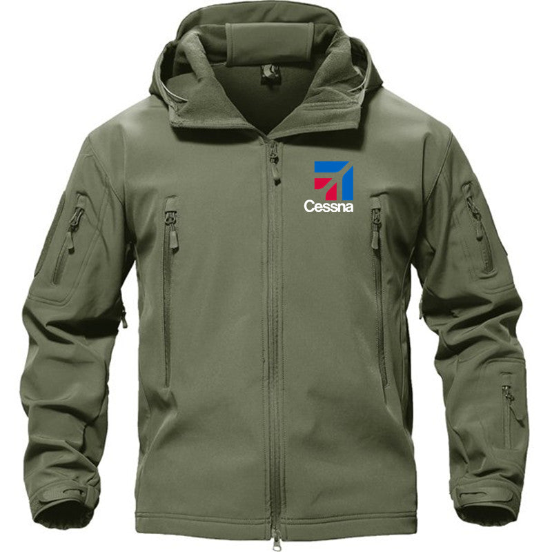 Men'S Outdoor Military Jackets Tactical Shark Skin Flight Cessna Aviation Pilot