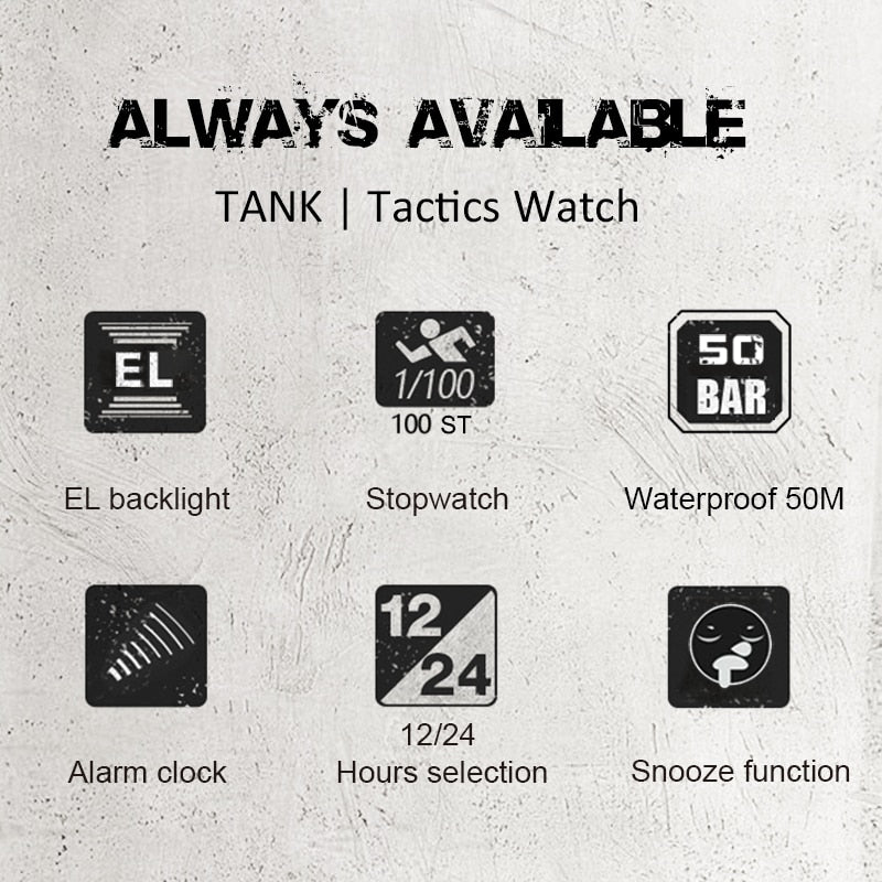 NORTH EDGE Mens Digital Watches Army Military World Time Alarm Sport Stopwatch image 7