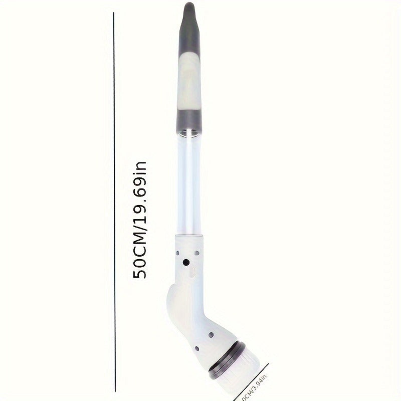 Rechargeable Power Scrubber with Adjustable Long Handle and 6 Replaceable Brush image 5