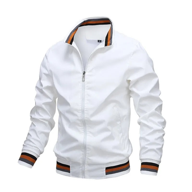Men'S Casual Four Seasons Windproof Waterproof Aviator Jacket Outdoor Sports St