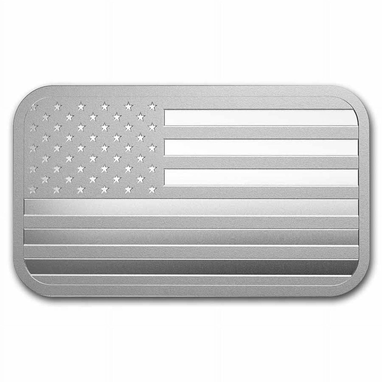 1 oz Silver Bar - American Flag Design image 0