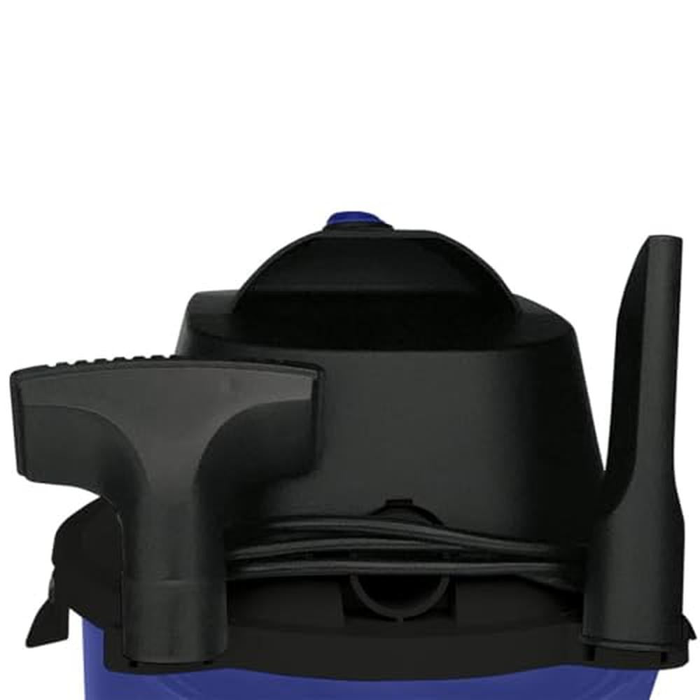2.0Hp Compact Lightweight Wet Dry Vacuum 2.0 Gallon Blue Black 5 Year Powerful