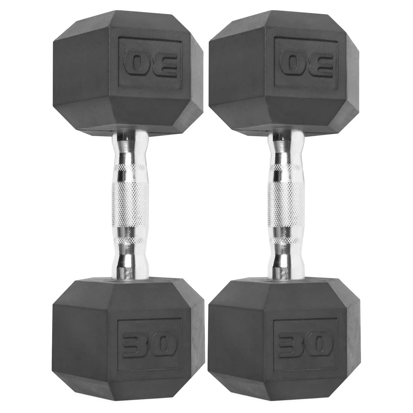 (2 pack) Barbell, 45lb Coated Hex Dumbbell, Single image 0