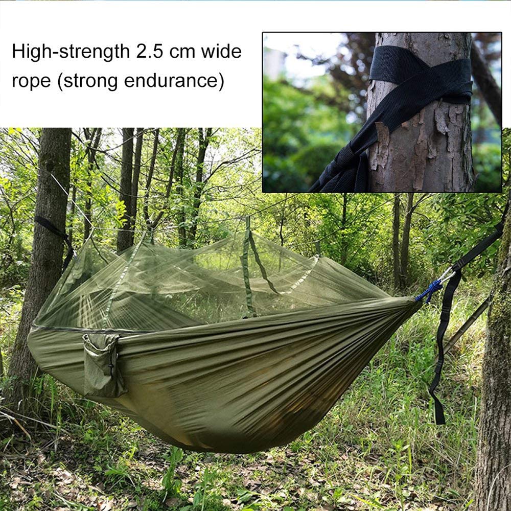 Portable Outdoor Camping Hammock With Mosquito Net 1-2 Person Go Swing Garden H image 12