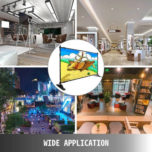 VEVOR 3x2.4M Backdrop Background Stand Adjustable Telescopic Backdrop Banner St