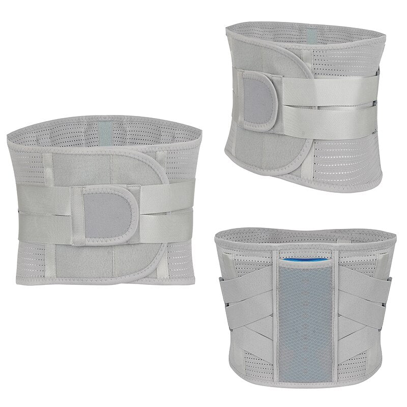 Manifique Men Women Back Lumbar Support Belt Waist Orthopedic Corset Spine Deco