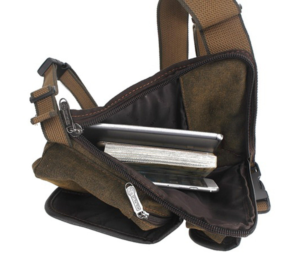 Men Drop Leg Bag Waist Fanny Pack Motorcycle Rider Tactical Military Messenger image 11