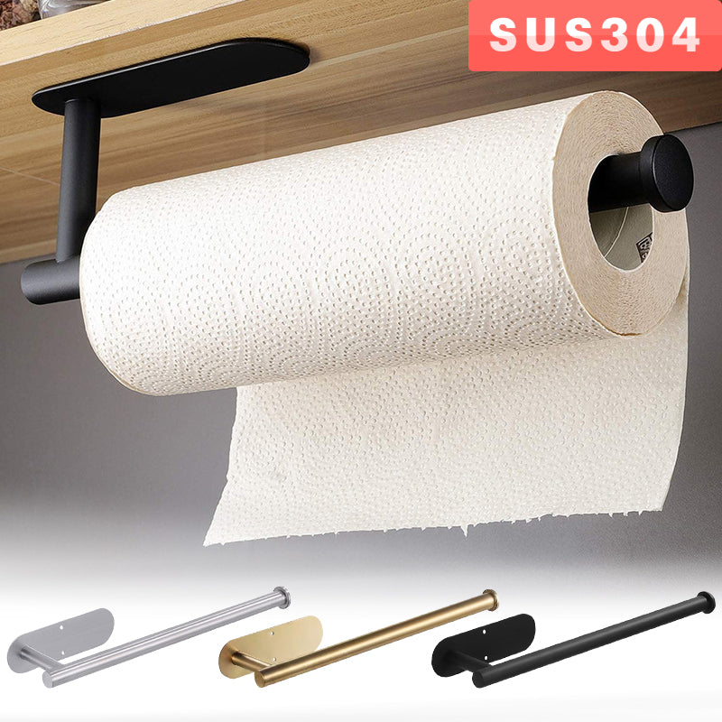 Stainless Steel Paper Towel Her Adhesive Toilet Roll Paper Her No Hole Pu