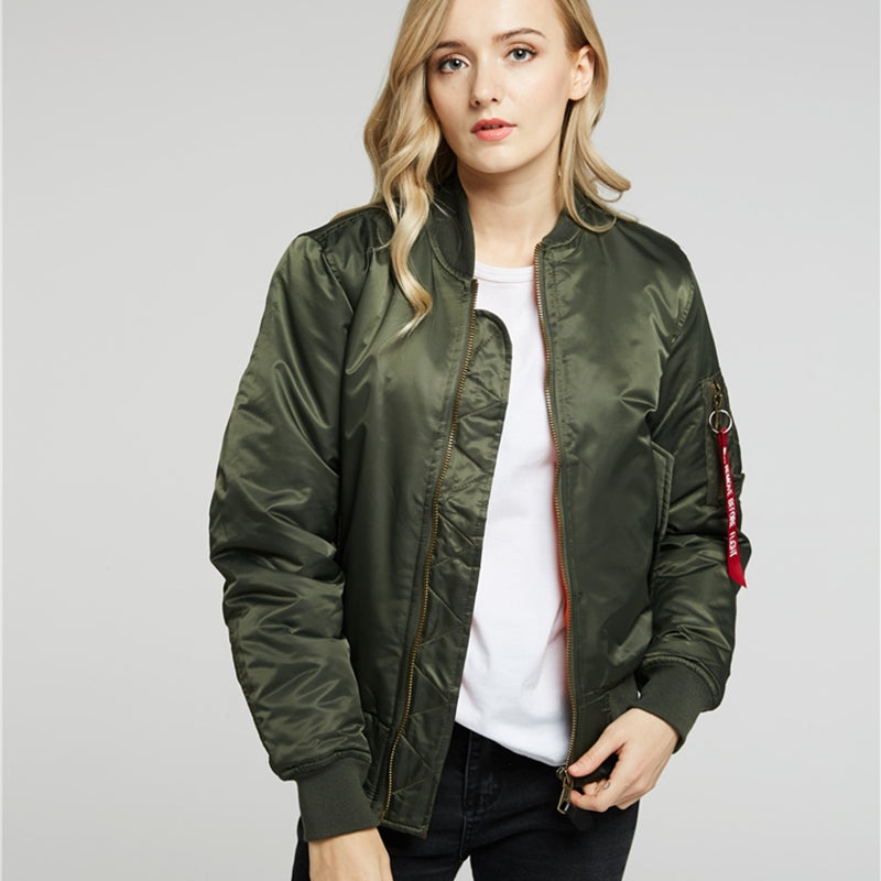 Military tactical Male Army MA-1 Flight Bomber Jacket Baseball Varsity College image 14