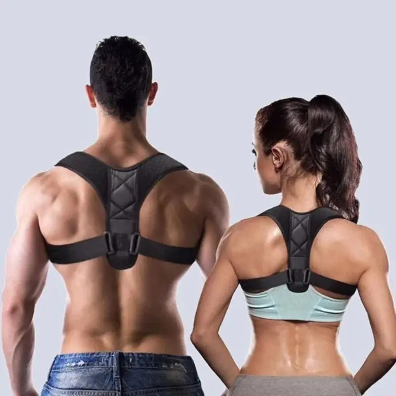 Posture Corrector Clavicle Spine Back Belt Adjustable Unisex Upper Back Shoulde