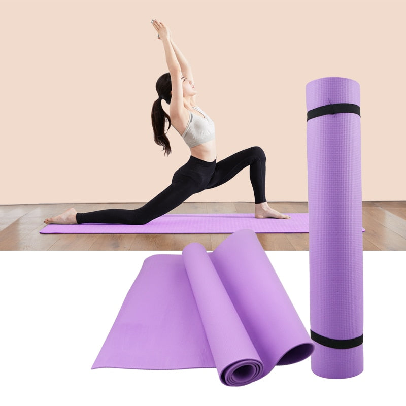 4MM Thick EVA Yoga Mats Anti-slip Sport Fitness Mat Blanket For Exercise Yoga A image 8