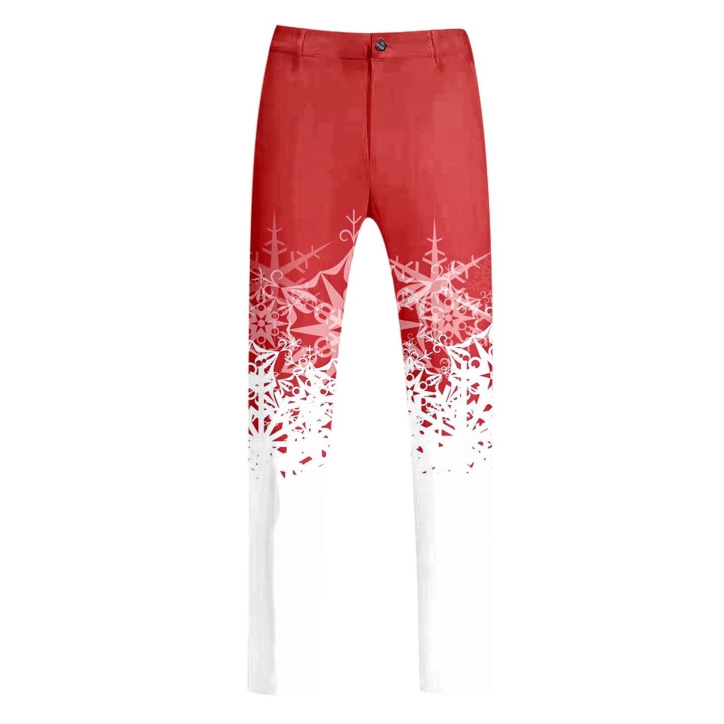 Blazer Men's Christmas 2 Piece Suit Set Snowflake Print Suit Jacket And Pants S image 10