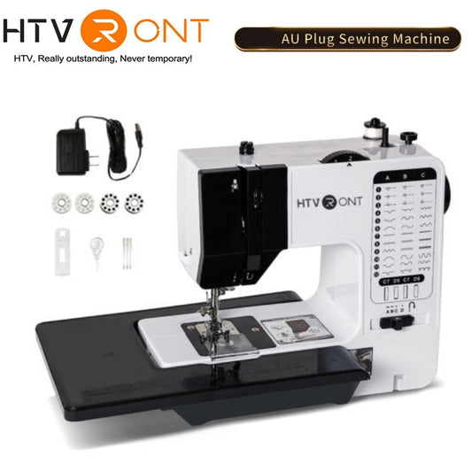 HTVRONT Electric Sewing Machine Portable for Beginners with 38 Stitches Pattern
