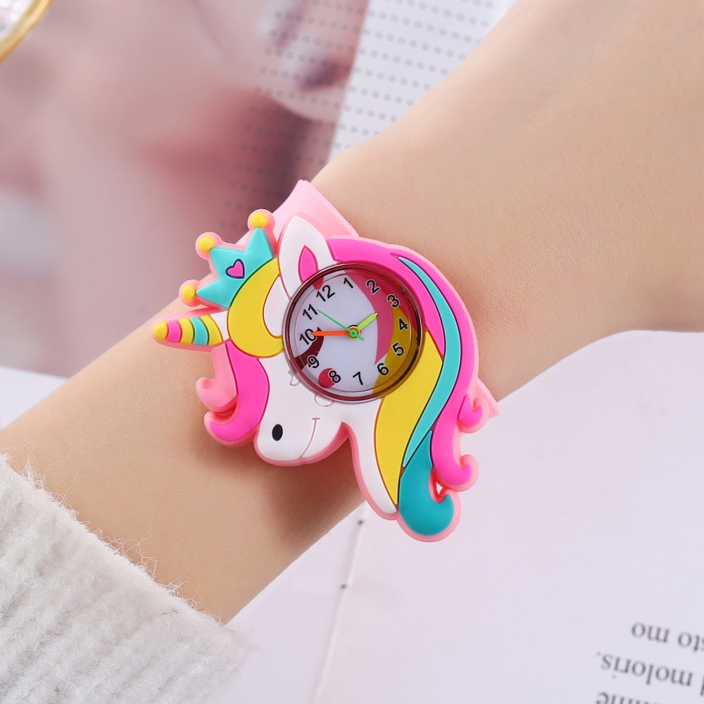 Baby Watch 3D Cartoon Kids Birthday Gift Old Girl Boy Children Study Time Toy W image 8