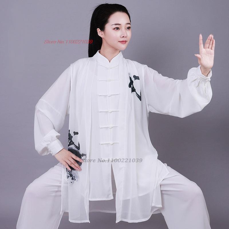 2024 chinese tai chi uniform Women men martial arts uniform chinese traditional