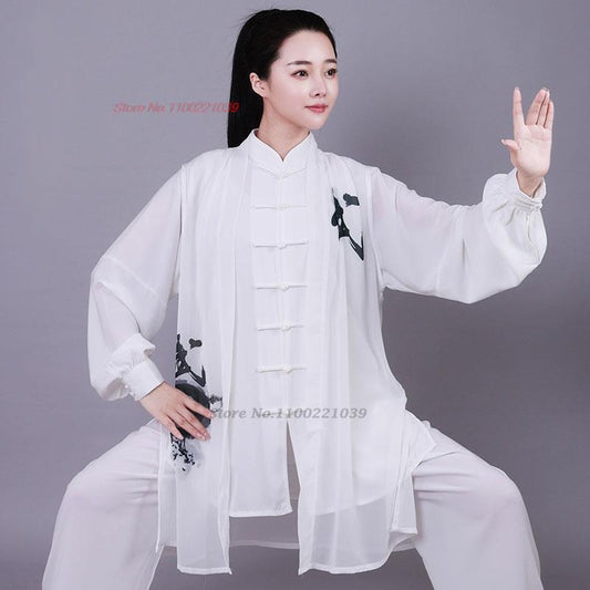 2024 chinese tai chi uniform Women men martial arts uniform chinese traditional