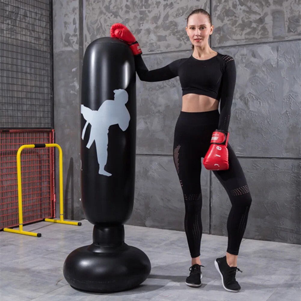 1.2/1.6M Inflatable Boxing Punching Bag for Adult Children Boxing Equipment San image 17