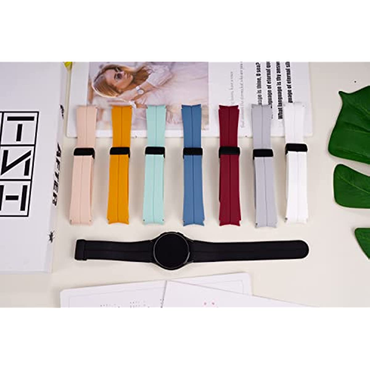 Magnetic Buckle Band for Samsung Galaxy Watch 5 4 Strap 40mm 44mm 5 Pro 45mm Cl image 7