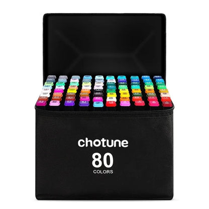 Colour Double Headed Oily Marker Set Sketch Drawing Graffiti Art Markers for St image 8