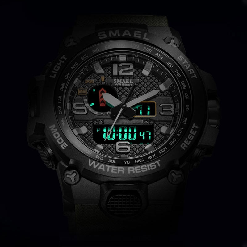 SMAEL Brand Watch For Men, 1545D Man Camouflage Military Sport Watches, Shock R image 6