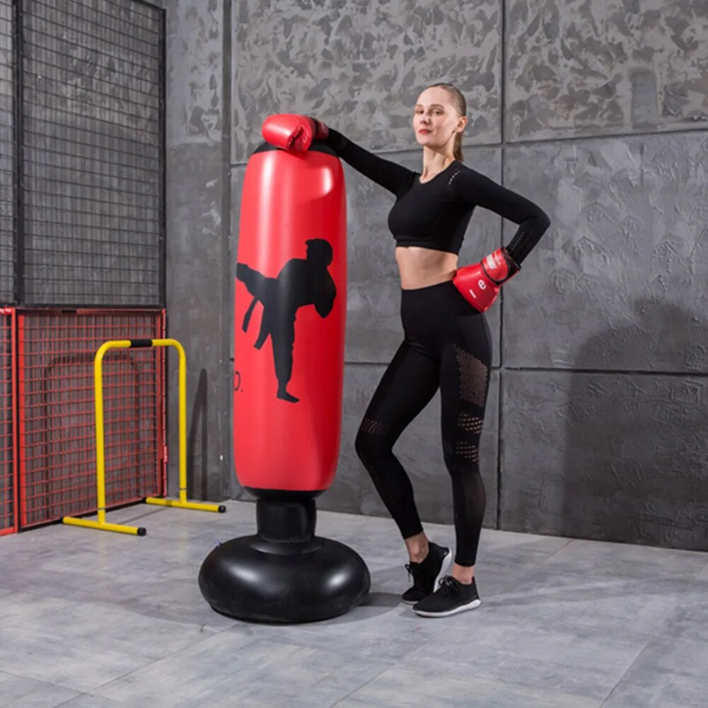 1.2/1.6M Inflatable Boxing Punching Bag for Adult Children Boxing Equipment San image 18