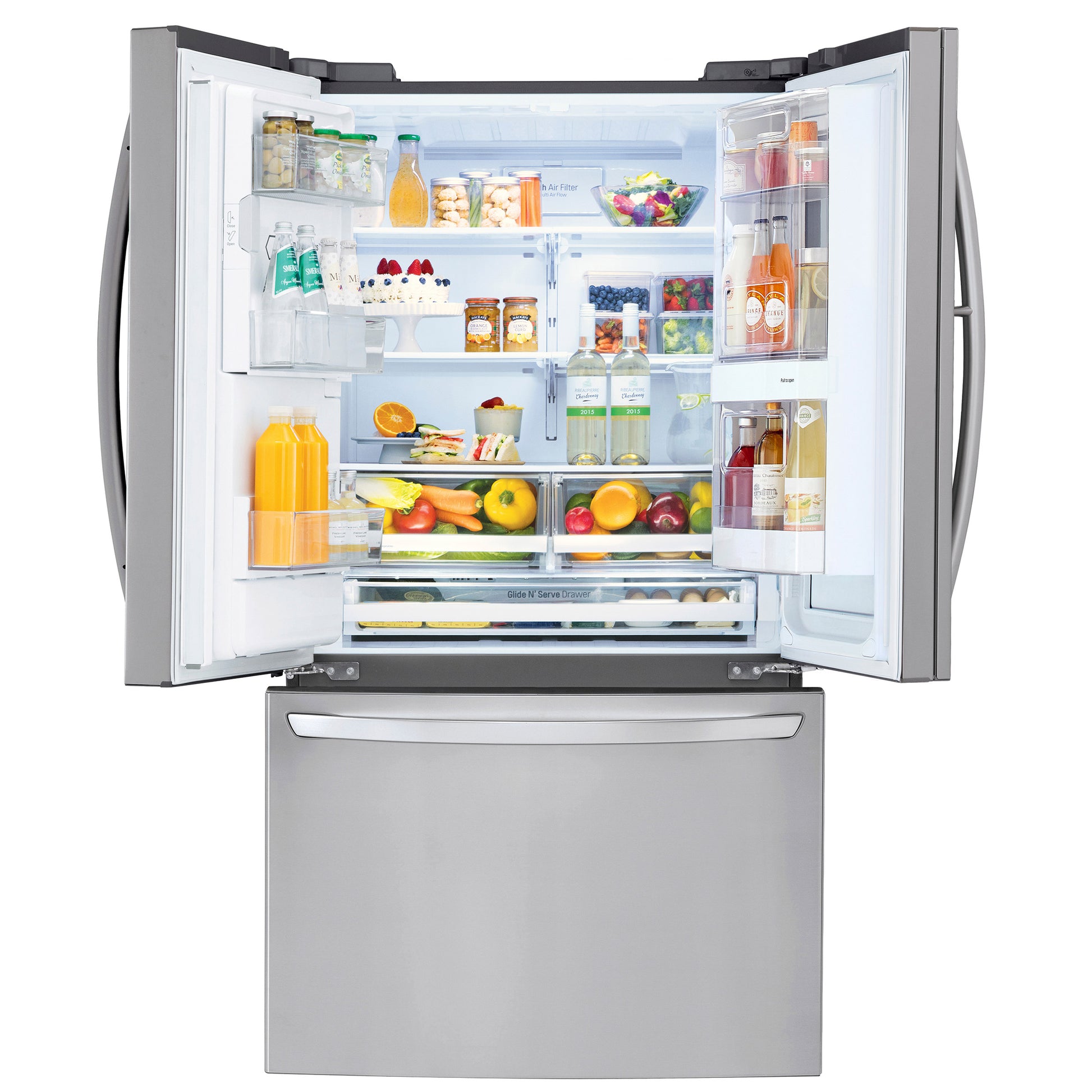 LG 27.5 cu. ft. Wi-Fi Enabled InstaView Refrigerator with Door-In-Door image 11