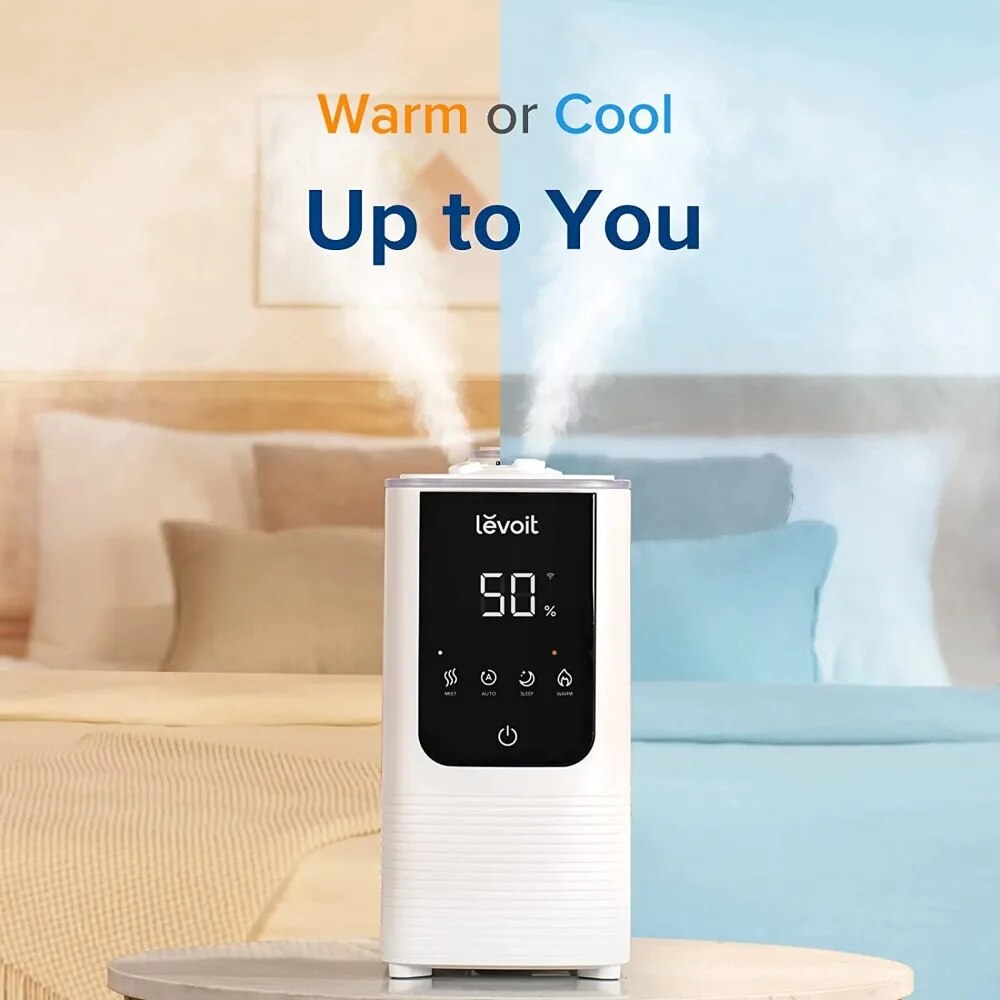 Levoit 4.5 L Smart Cool Warm Mist Humidifiers Ultra-Quiet with Aromatherapy Bed image 2