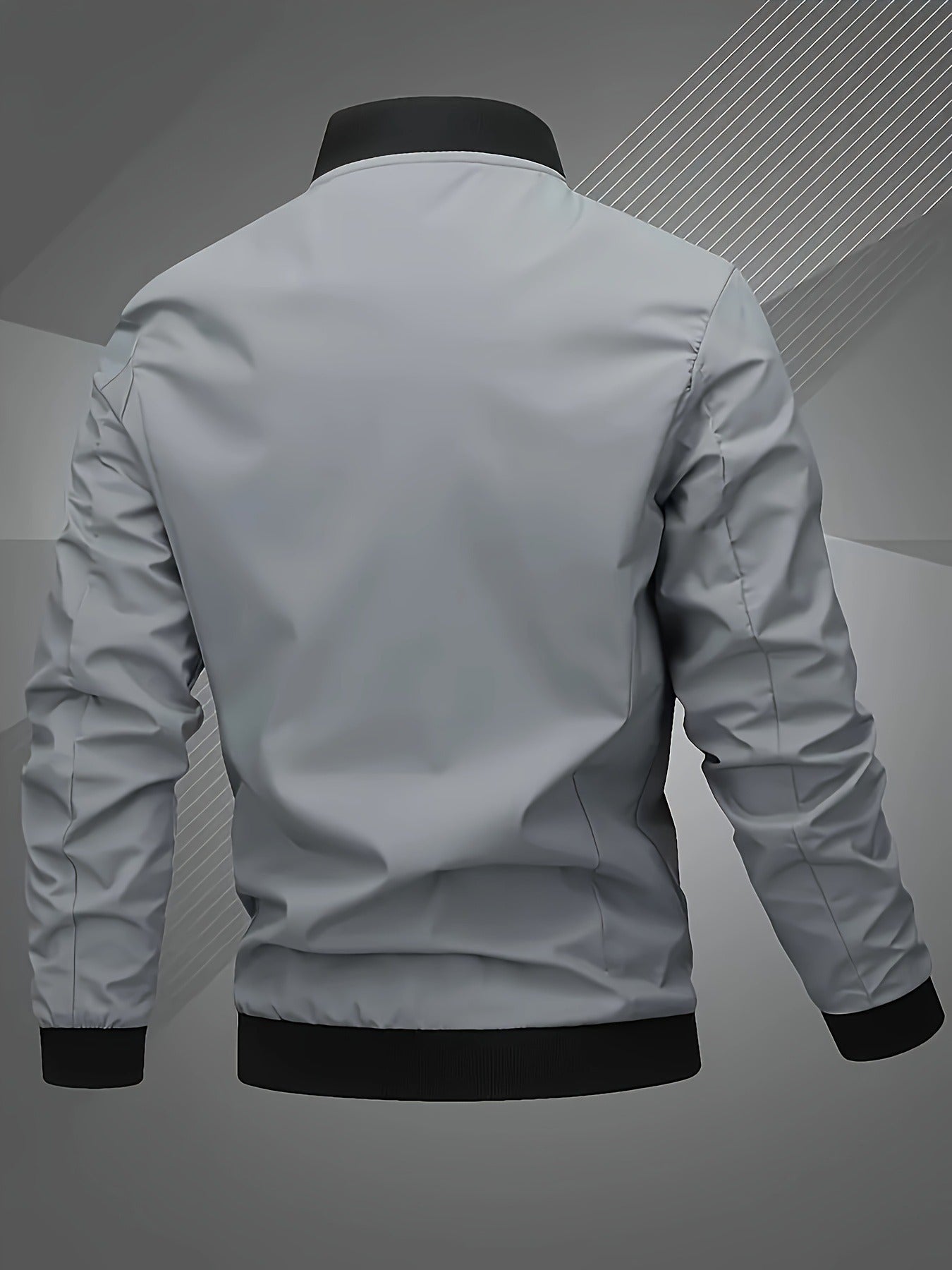 Trendy Men's alphabet embroidered jacket - design, versatile cas
