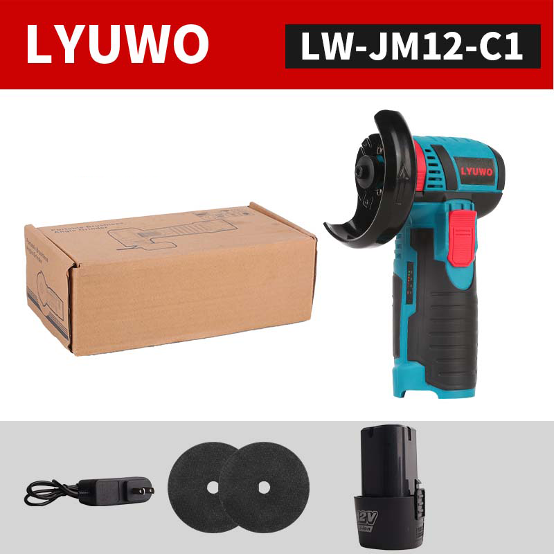 LYUWO Mini Angle Grinder Mini Household Rechargeable Cutting Machine Polishing image 1