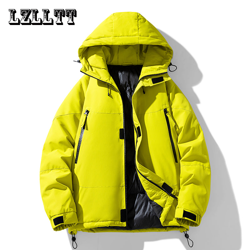 Men Winter New Outdoor Warm Parkas Jacket Coat Men's Autumn Outwear Casual Wate image 1