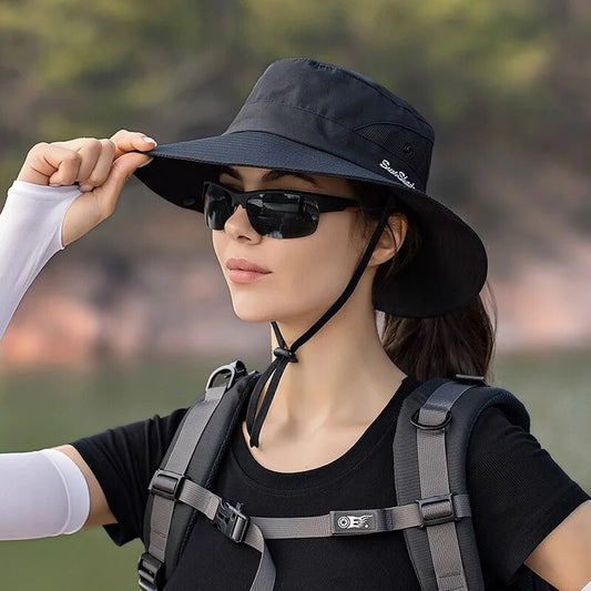New Women's Summer Breathable Outdoor Travel High Appearance Level Sun Hat Full image 0