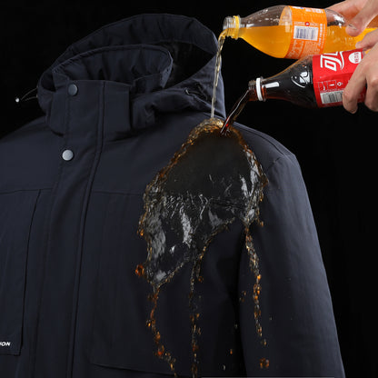 Winter Parka Men Windbreak Plus Thick Warm Windproof Fur Coats Male Military Ho image 5