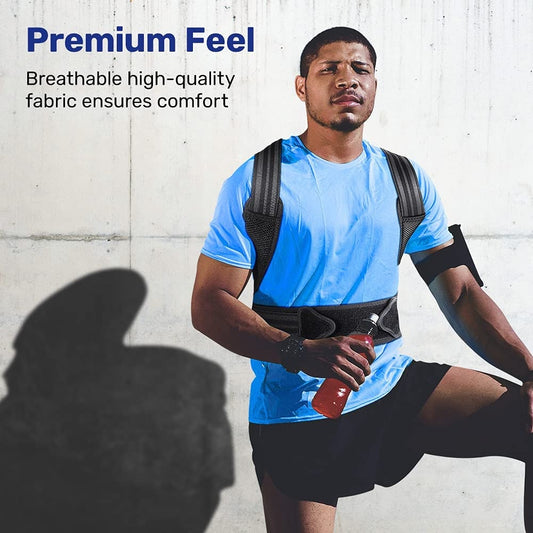 Sports Posture Corrector Back Brace, Adjustable Straightener for Mid, Upper Spi image 0