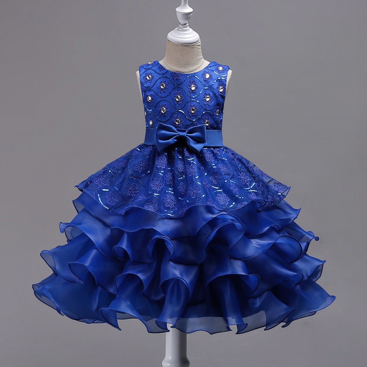 Children Modern Jazz Dance Costumes Kids Girls Stage Wear Birthday Wedding Part image 3