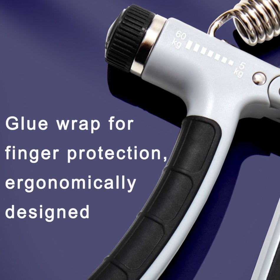 WorthWhile 5-60Kg Countable Hand Grip Gym Fitness Men Adjustable Finger Heavy E image 9