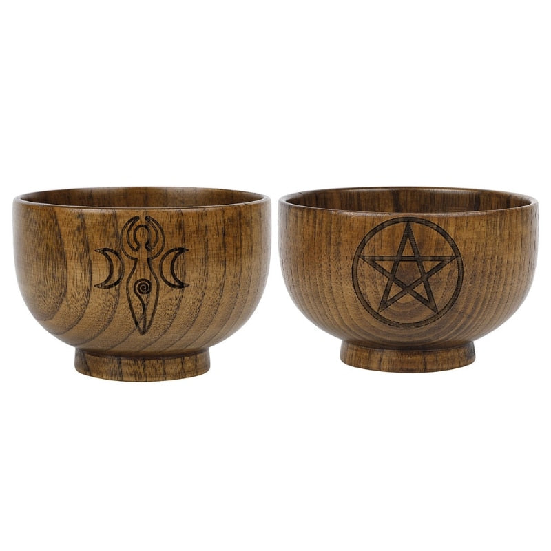 Altar Bowl Handmade  Bowls Ritual Tableware Ceremony Moon Divination Astrologic image 1
