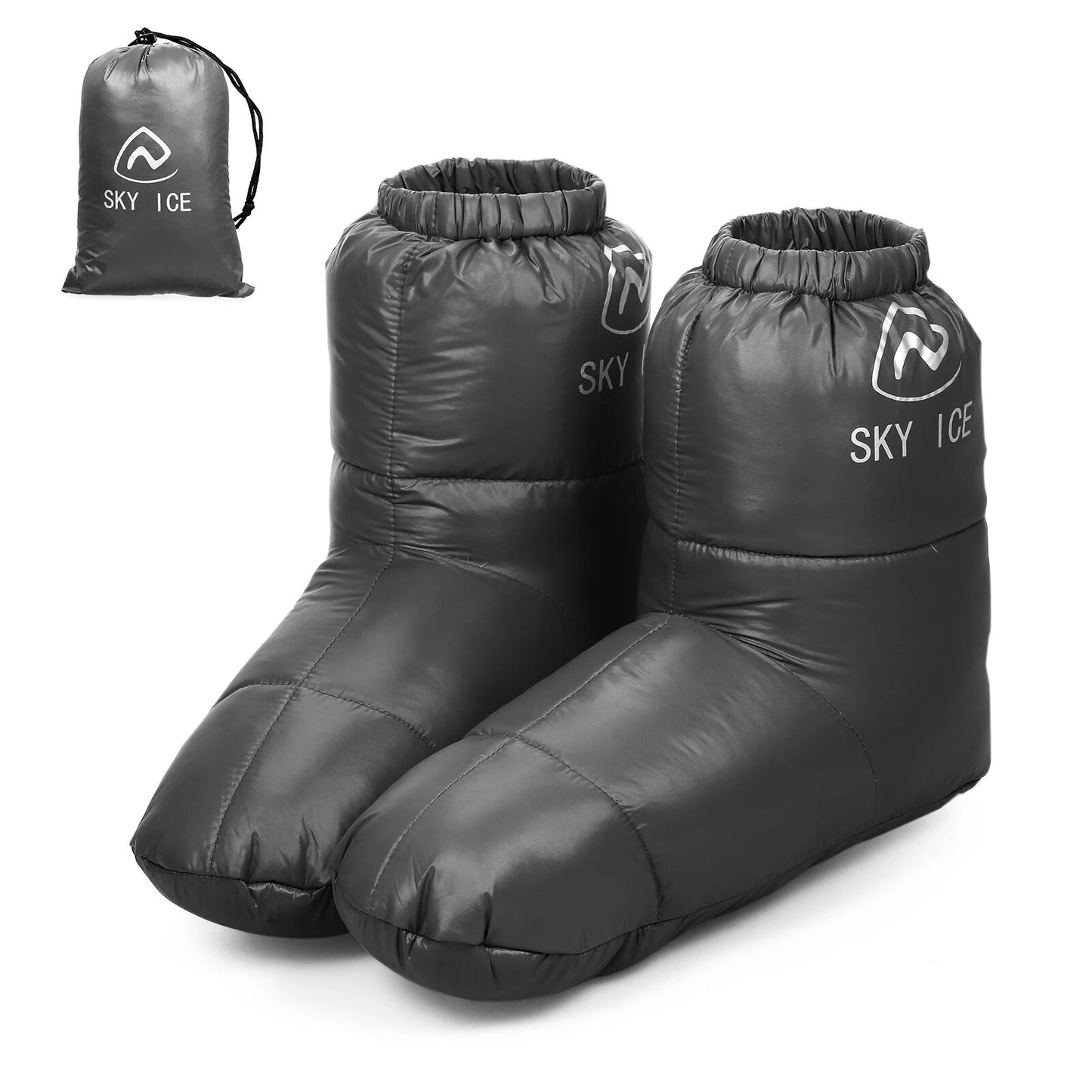 Lixada Winter Down Booties Socks Warm Soft Windproof Waterproof Men Women Unise image 4