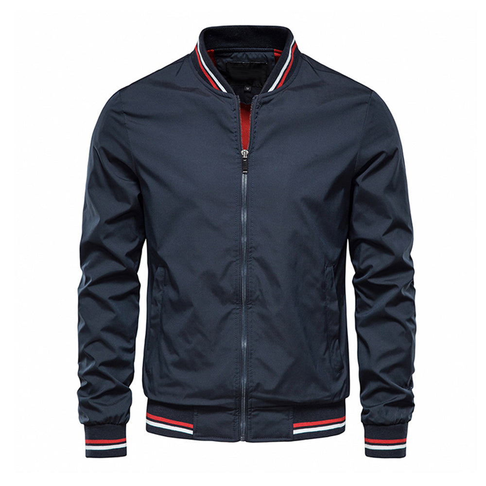 Spring Summer Jacket Men Black Casual Slim Fit Baseball Men Jackets New