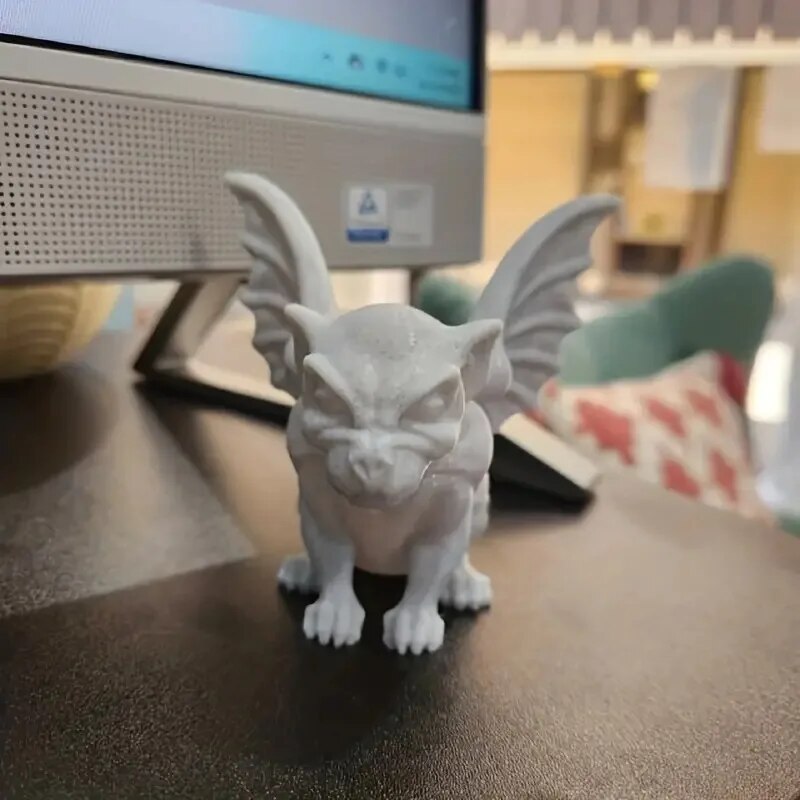 Gargoyle Statue,Home Living Room Ornaments, Bookshelf Computer Desk Ornaments image 3