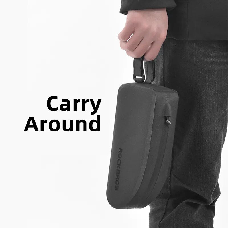 ROCKBROS Bicycle Bag Waterproof Cycling Top Front Tube Frame Bag Large Capacity image 8