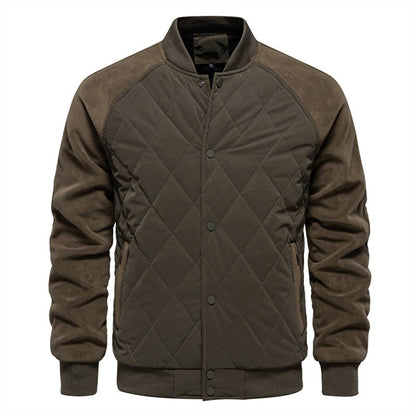 Men Winter Coats  Long Sleeve Button Up Thick Warm Casual Jackets with