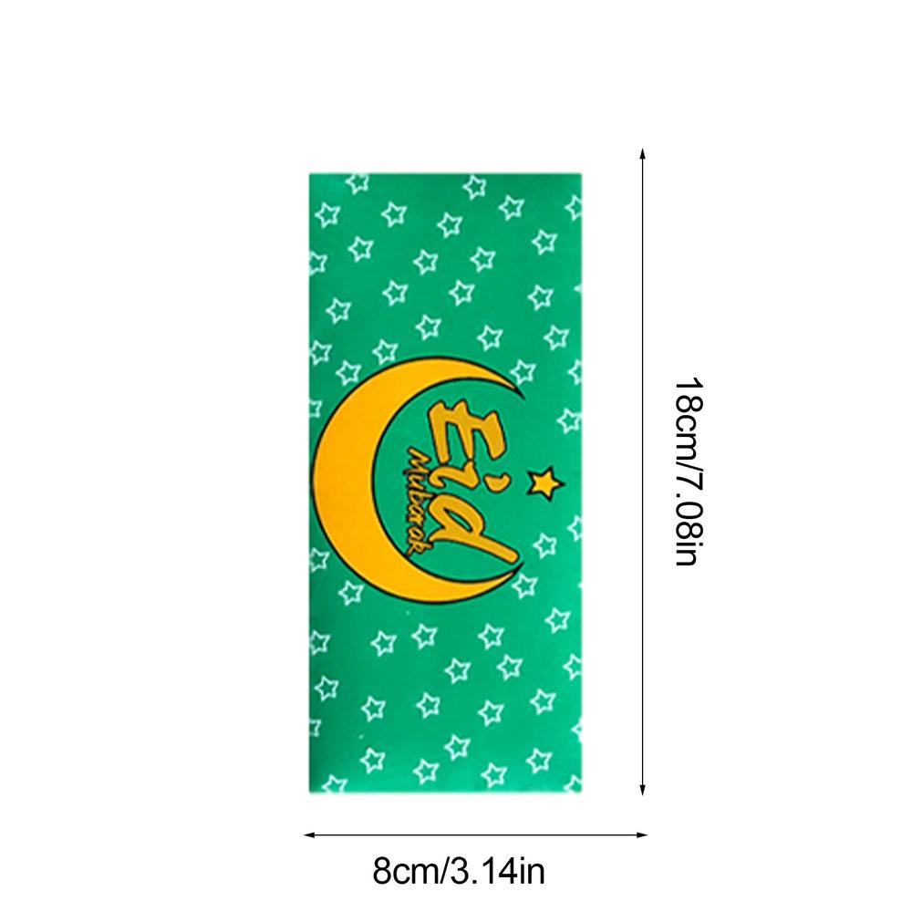 6Pcs/set Eid Mubarak Cash Envelopes Money Cards Paper Bag 2024 Ramadan Mubarak image 2
