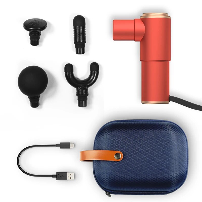 BOOSTER Mini Electric Muscle Massage Gun Pocket Neck Muscle Massager Pain Thera image 2