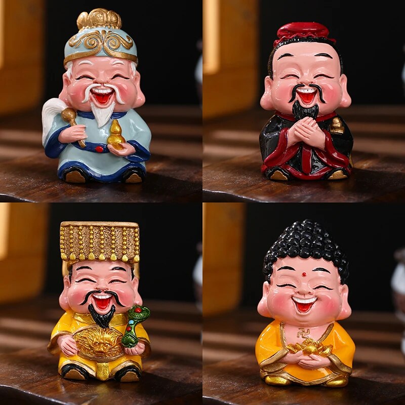 Resin God of Wealth Mascot Ornaments Home/Room/Car Decoration Feng Shui Fortune image 9