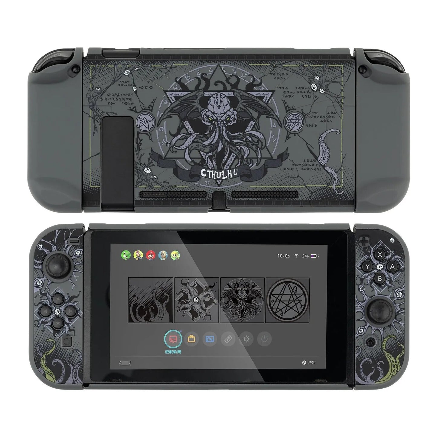 GeekShare Great Cthulhu Protective Shell Split JoyCon Case Fairy League Hard Ca image 8