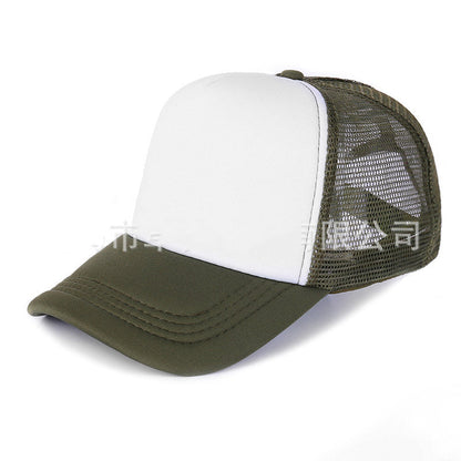 Unisex Affordableer 5 Panel Trucker Hat For Adult Summer Net Baseball Cap Men Women  image 12