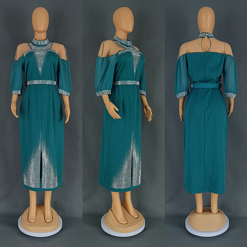 Plus Size African Party Wedding Dresses for Women 2024 New Dashiki Ankara Eveni