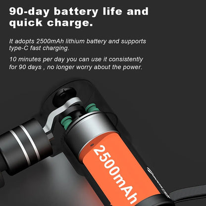 BOOSTER Mini Electric Muscle Massage Gun Pocket Neck Muscle Massager Pain Thera image 7